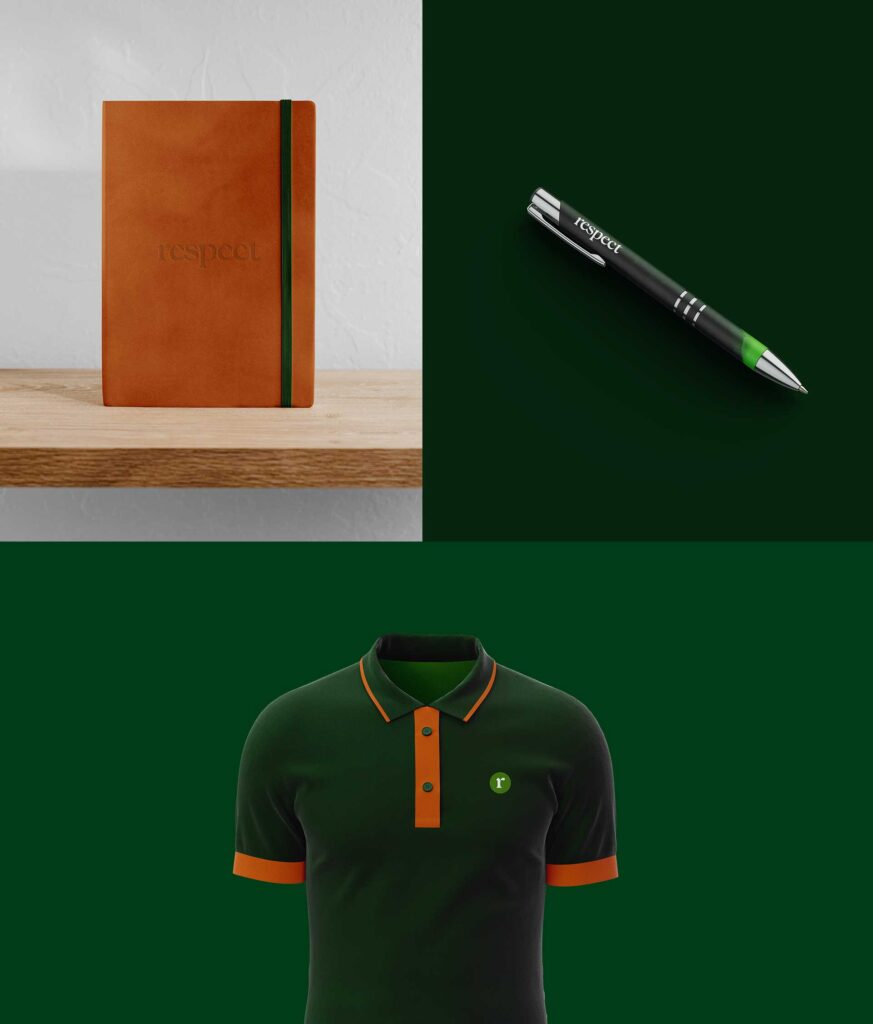 Notebook, pen and uniform
